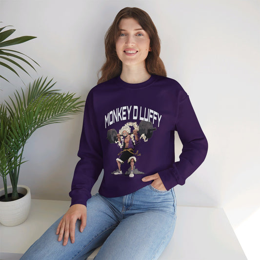 Luffy Unisex Sweatshirt - BENJAMINS S / Purple