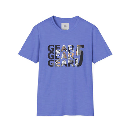 Gear 5 Luffy Custom Tshirt - BENJAMINS Heather Royal / S