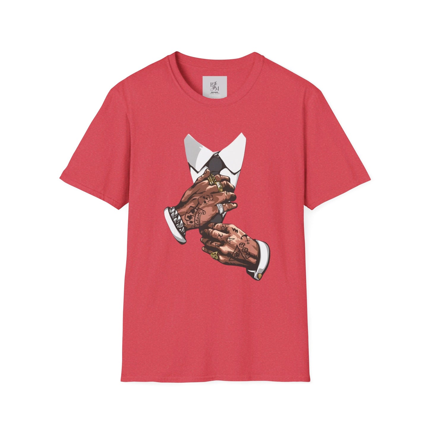 Custom Professional T-Shirt - BENJAMINS Heather Red / S