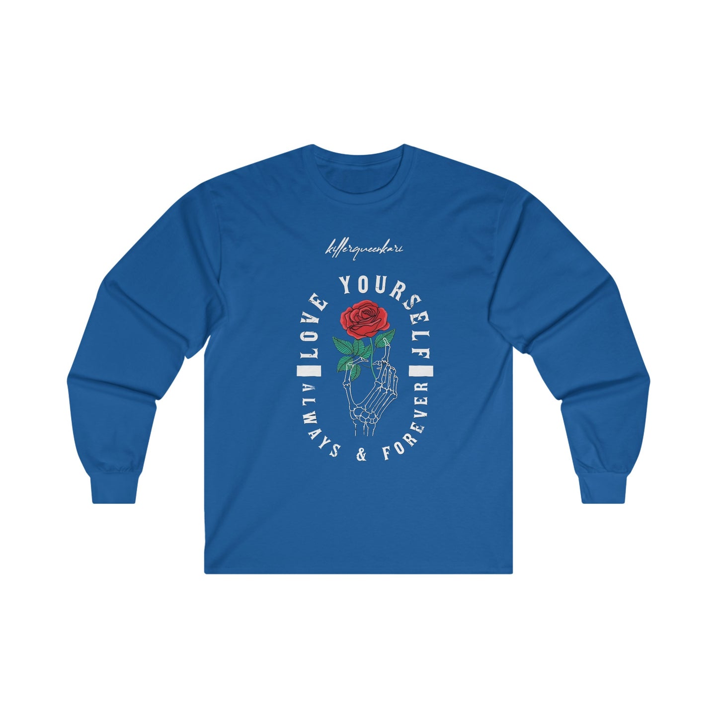 LOVE YOURSELF Long Sleeve Tee - BENJAMINS S / Royal