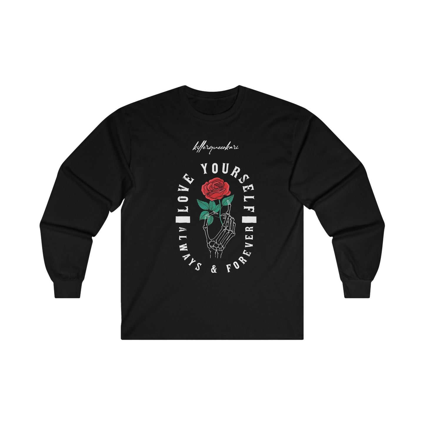 LOVE YOURSELF Long Sleeve Tee - BENJAMINS S / Black