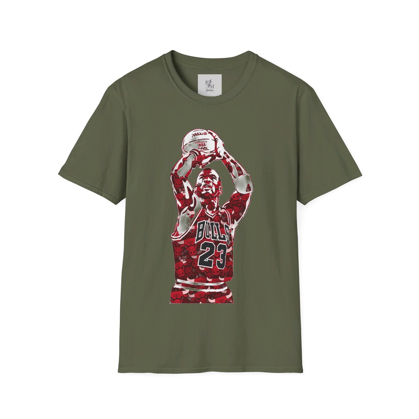 NO. 23 Custom Tshirt - BENJAMINS Military Green / S