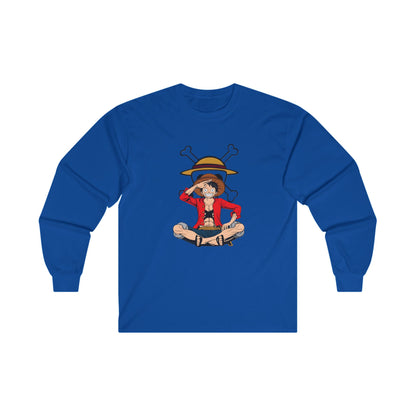 One piece luffy Long Sleeve T Shirt - BENJAMINS S / Royal