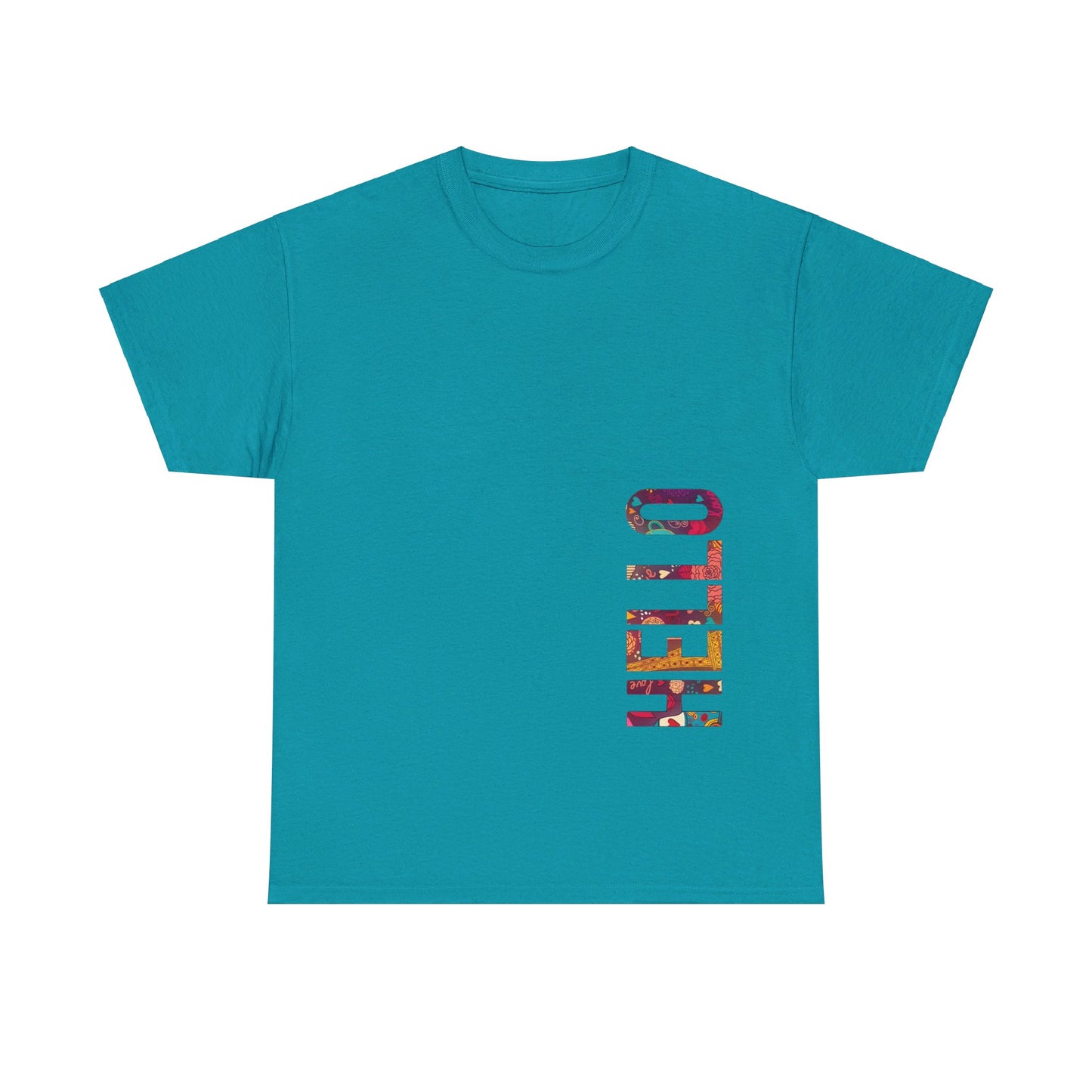 Hello Cotton Custom Tshirt - BENJAMINS Tropical Blue / S