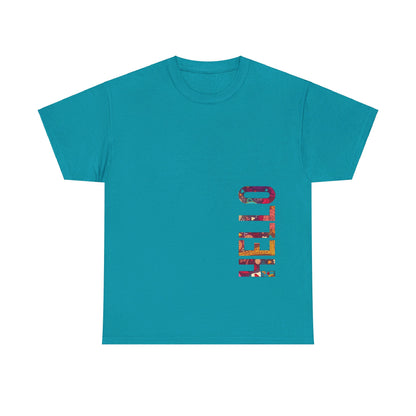 Hello Cotton Custom Tshirt - BENJAMINS Tropical Blue / S