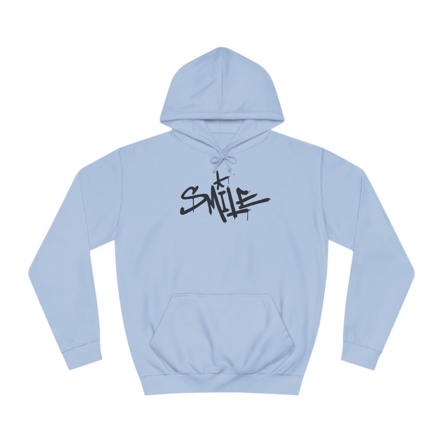 Smile Custom Hoodie - BENJAMINS Sky Blue / XS