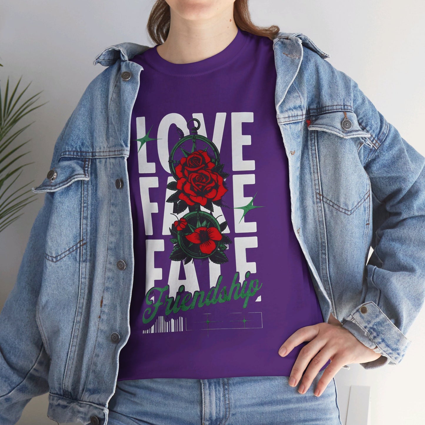 LOVE Cotton Custom T-Shirt - BENJAMINS