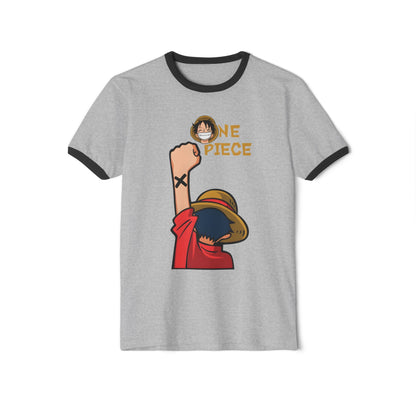 Luffy Custom T-Shirt - BENJAMINS Heather Grey/Black / XS