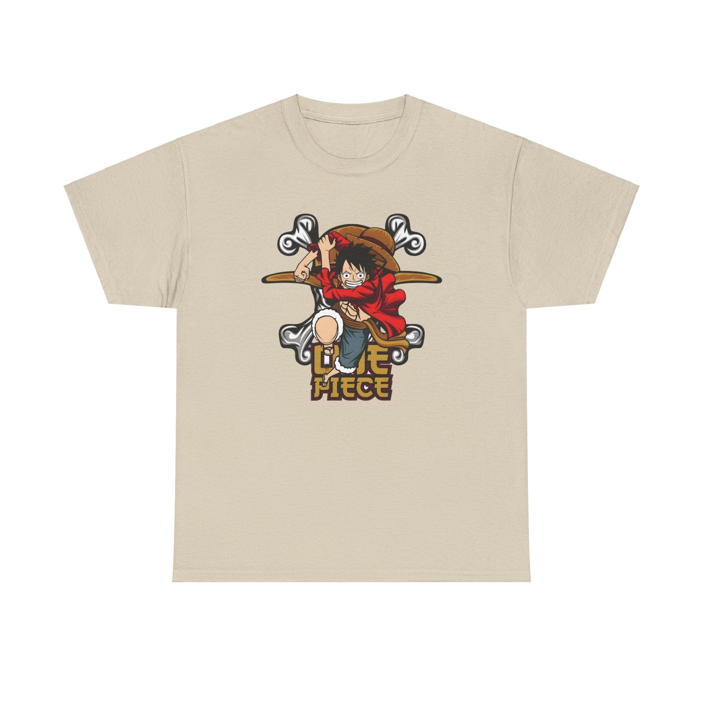 Monkey D Luffy Custom T-shirt - BENJAMINS Sand / S