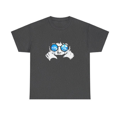 Beyond the eyes Cotton Tee Shirt - BENJAMINS Dark Heather / S