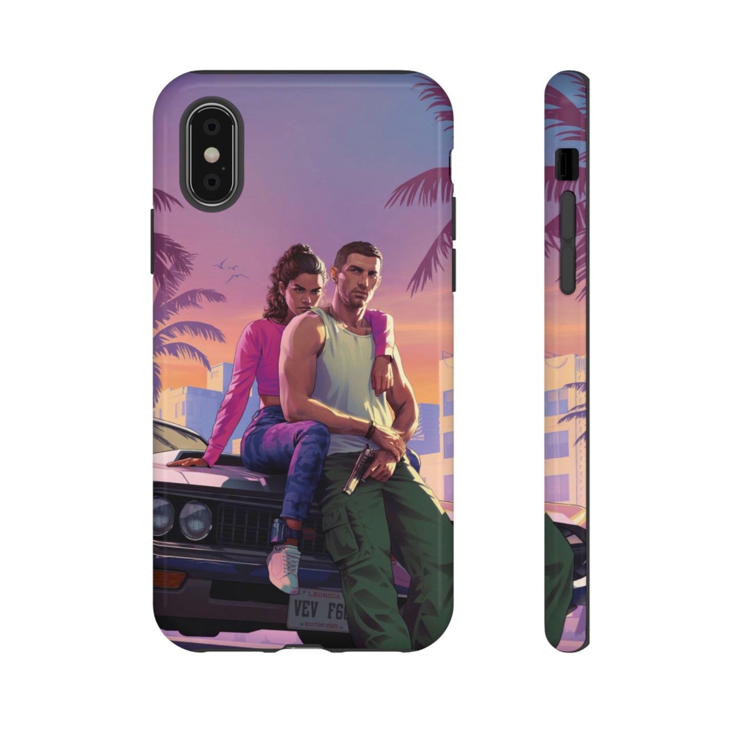 GTA 6 Phone Cover - BENJAMINS iPhone X / Glossy