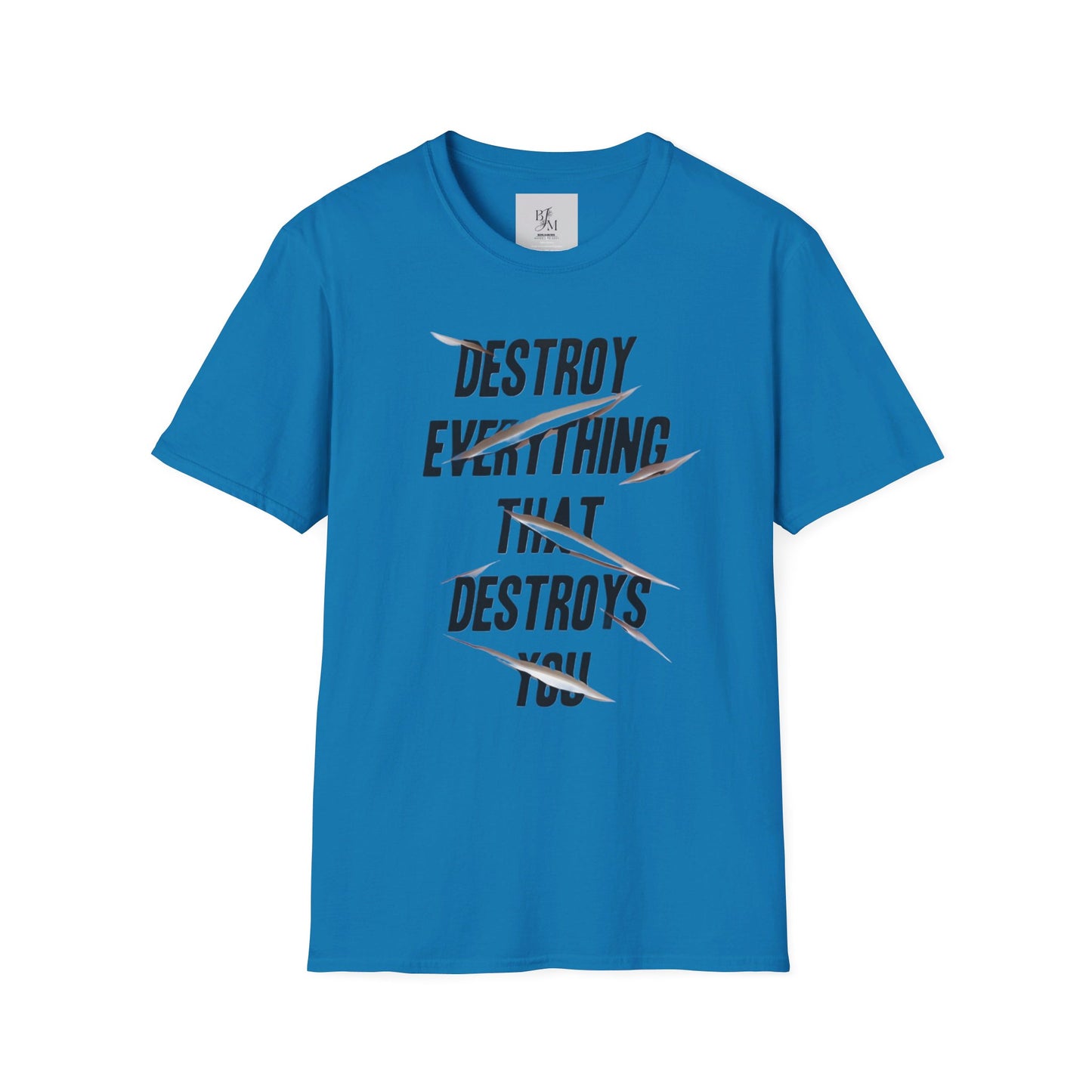 Destroy Everything That Destroy You Custom T-Shirt - BENJAMINS Sapphire / S