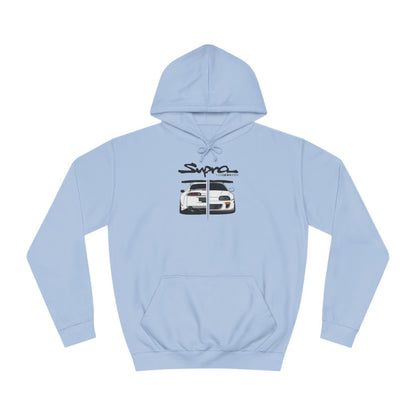 Custom SUPRA Sport Car Hoodie - BENJAMINS Sky Blue / XS