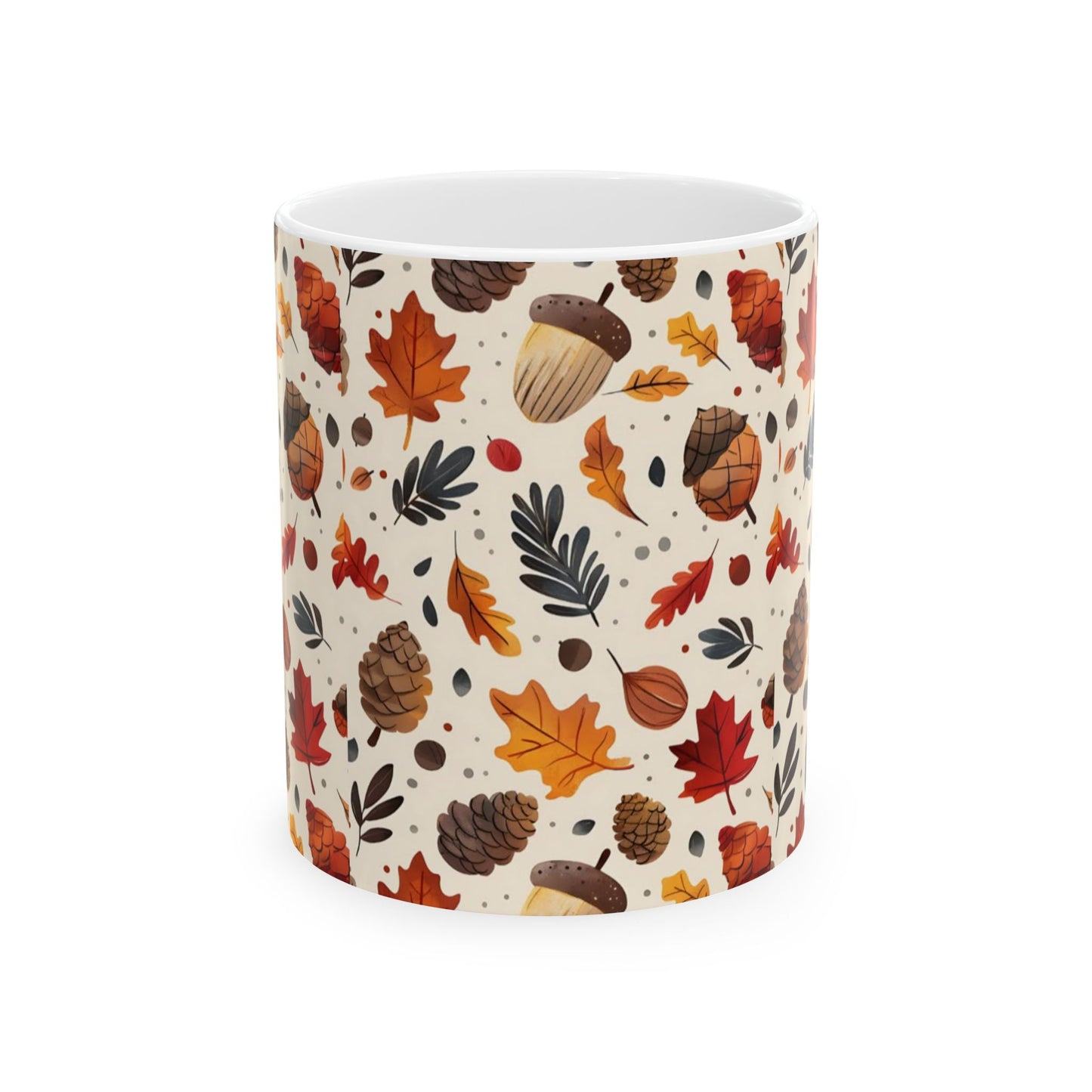 Fall Season Print Ceramic Mug