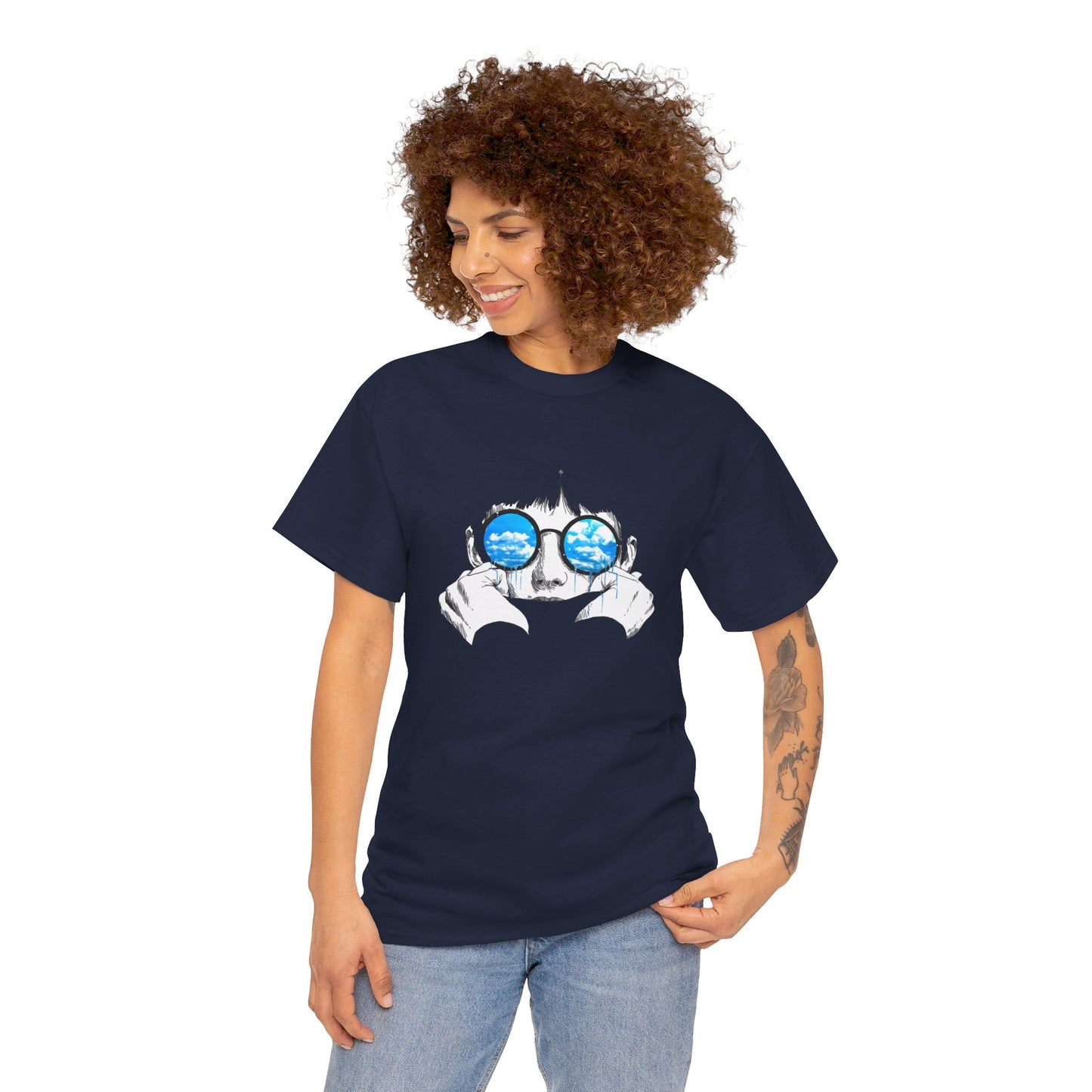 Beyond the eyes Cotton Tee Shirt - BENJAMINS