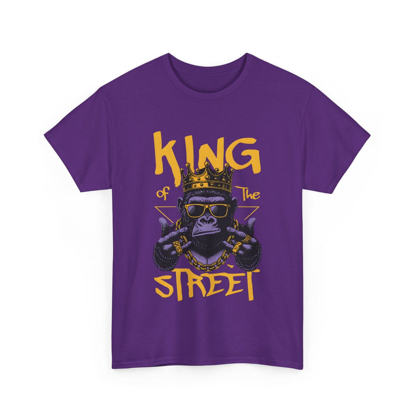 KING STREET Cotton Custom T-shirt - BENJAMINS Purple / S