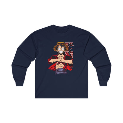 Monkey d luffy Long Sleeve T Shirt - BENJAMINS S / Navy