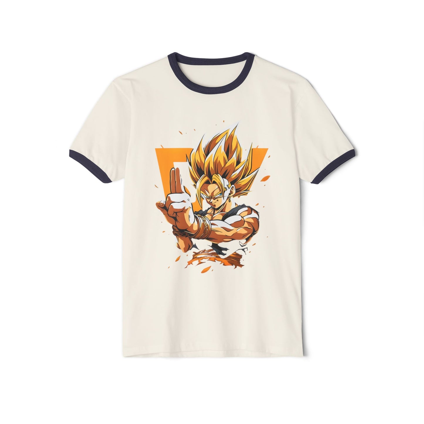 Custom T-Shirt Goku - BENJAMINS Natural/Midnight Navy / XS