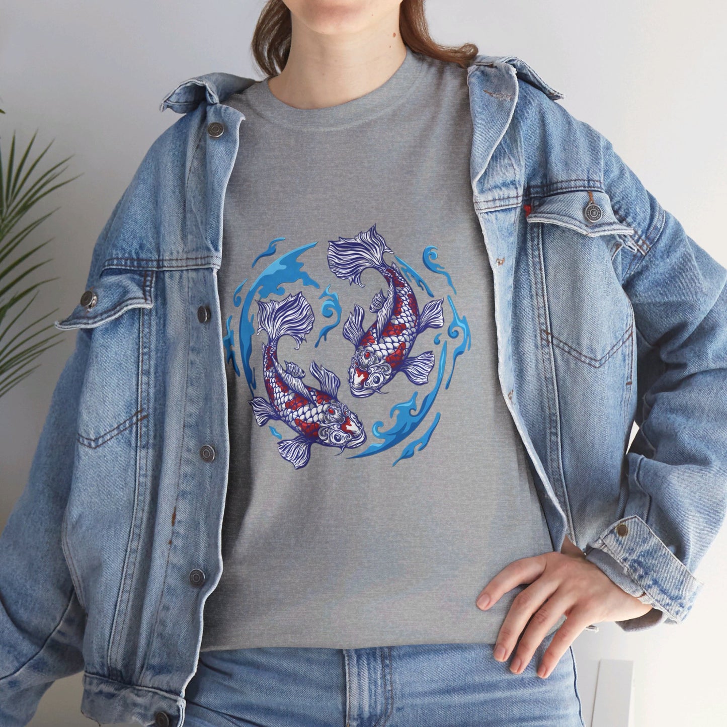 Earth fish Cotton Tee Shirt - BENJAMINS