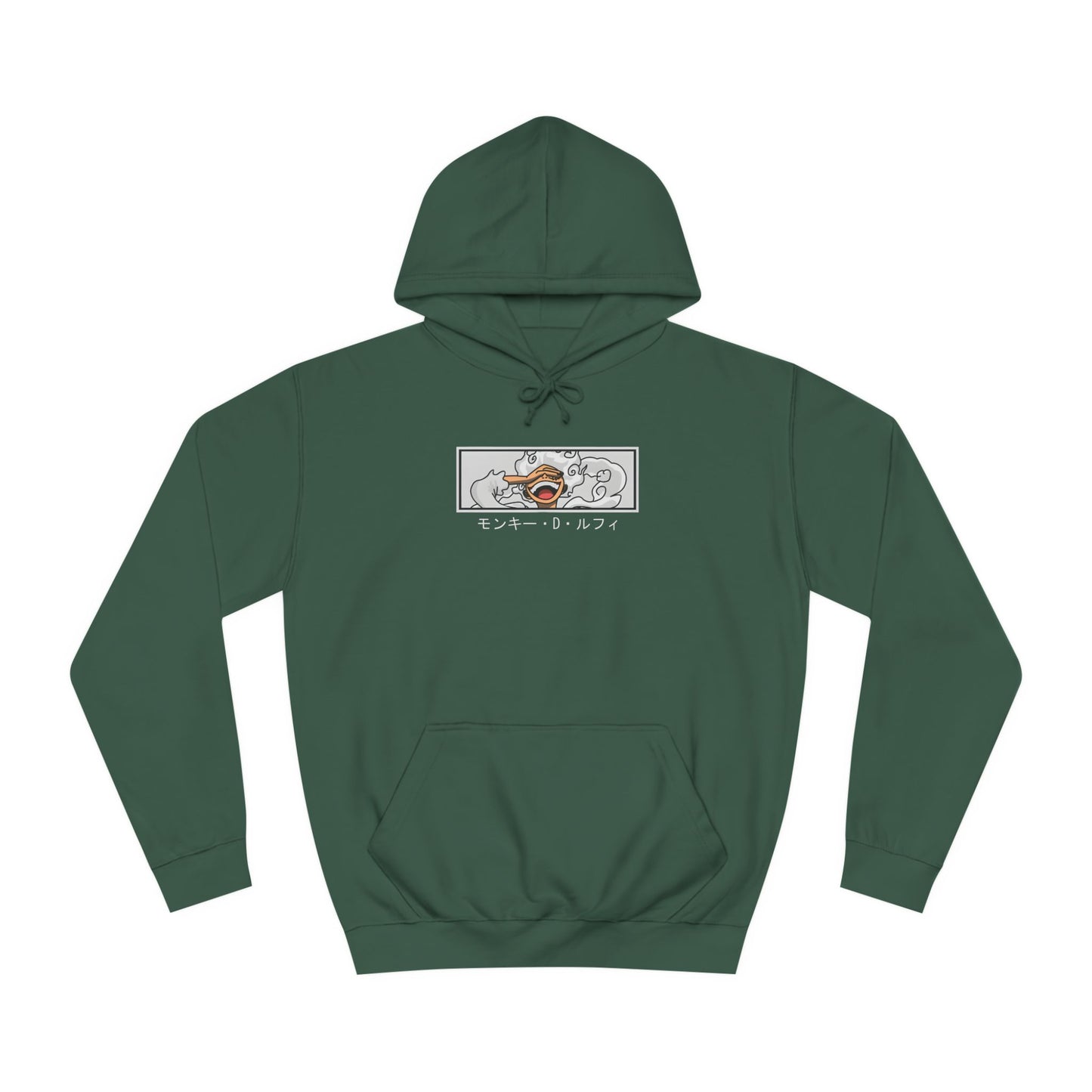 LUFFY Custom Hoodie - BENJAMINS Bottle Green / XS