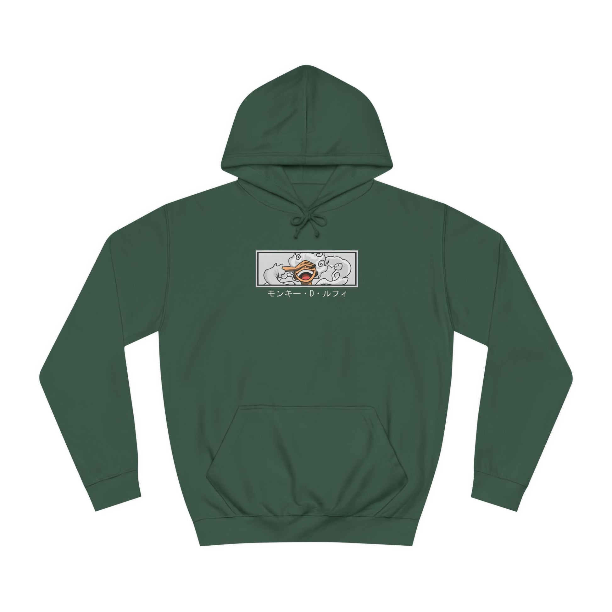 LUFFY Custom Hoodie - BENJAMINS Bottle Green / XS