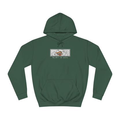 LUFFY Custom Hoodie - BENJAMINS Bottle Green / XS