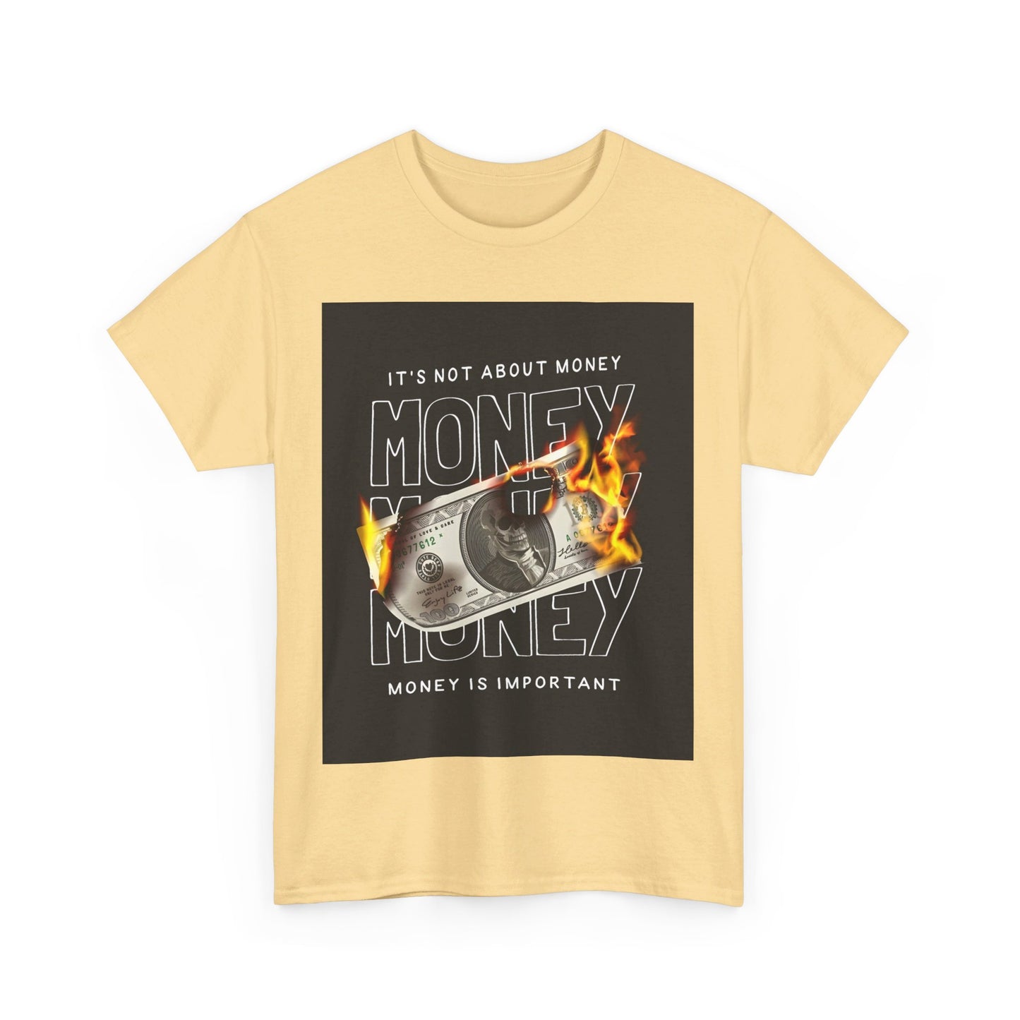 Money is important Custom Tshirt - BENJAMINS Yellow Haze / S