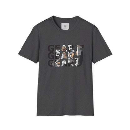 Gear 5 Luffy Custom Tshirt - BENJAMINS Dark Heather / S