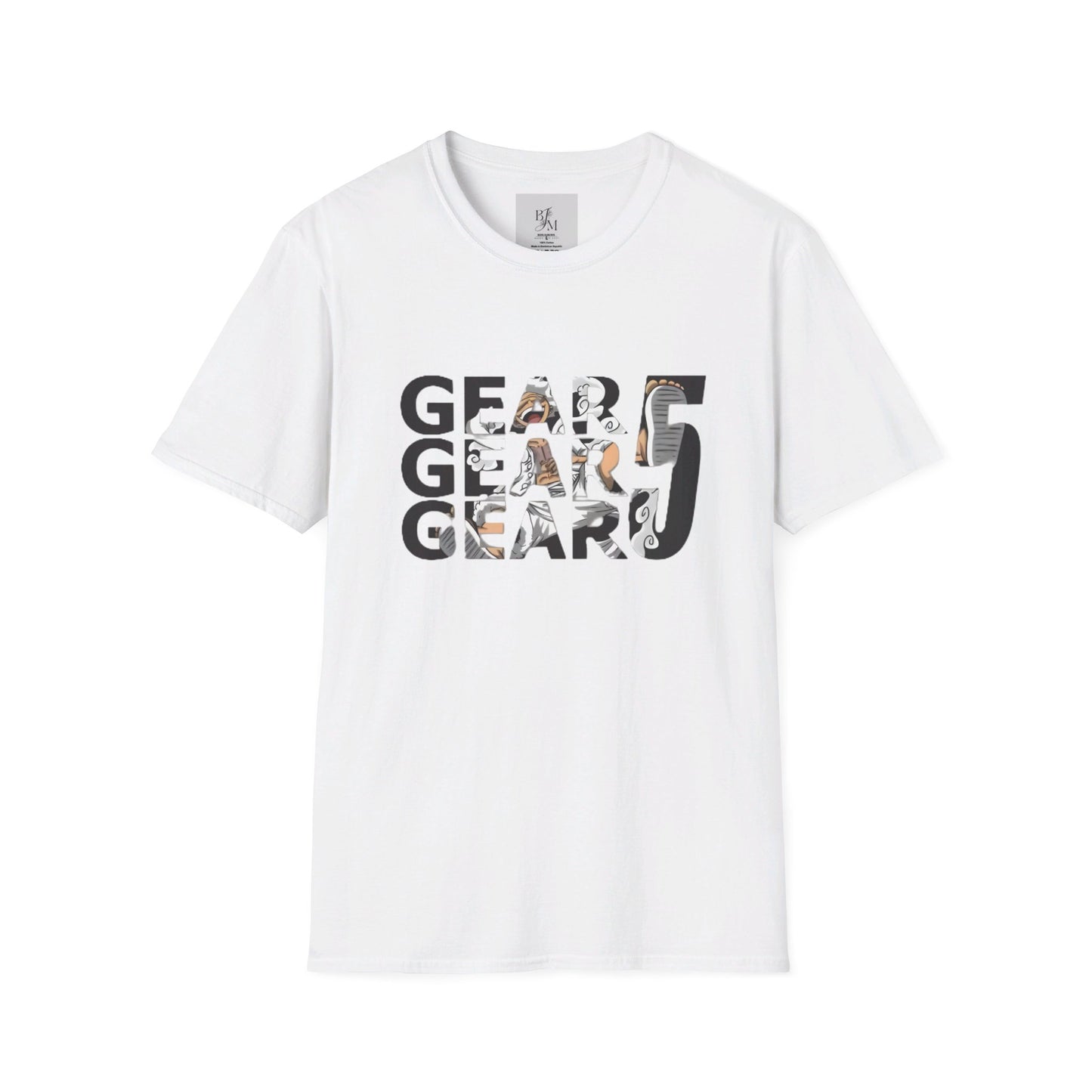 Gear 5 Luffy Custom Tshirt - BENJAMINS White / S