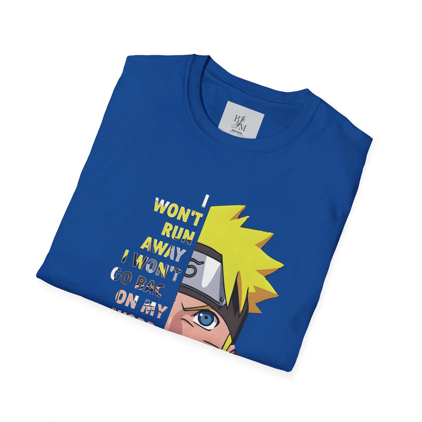 NARUTO Custom Tshirt - BENJAMINS Royal / S