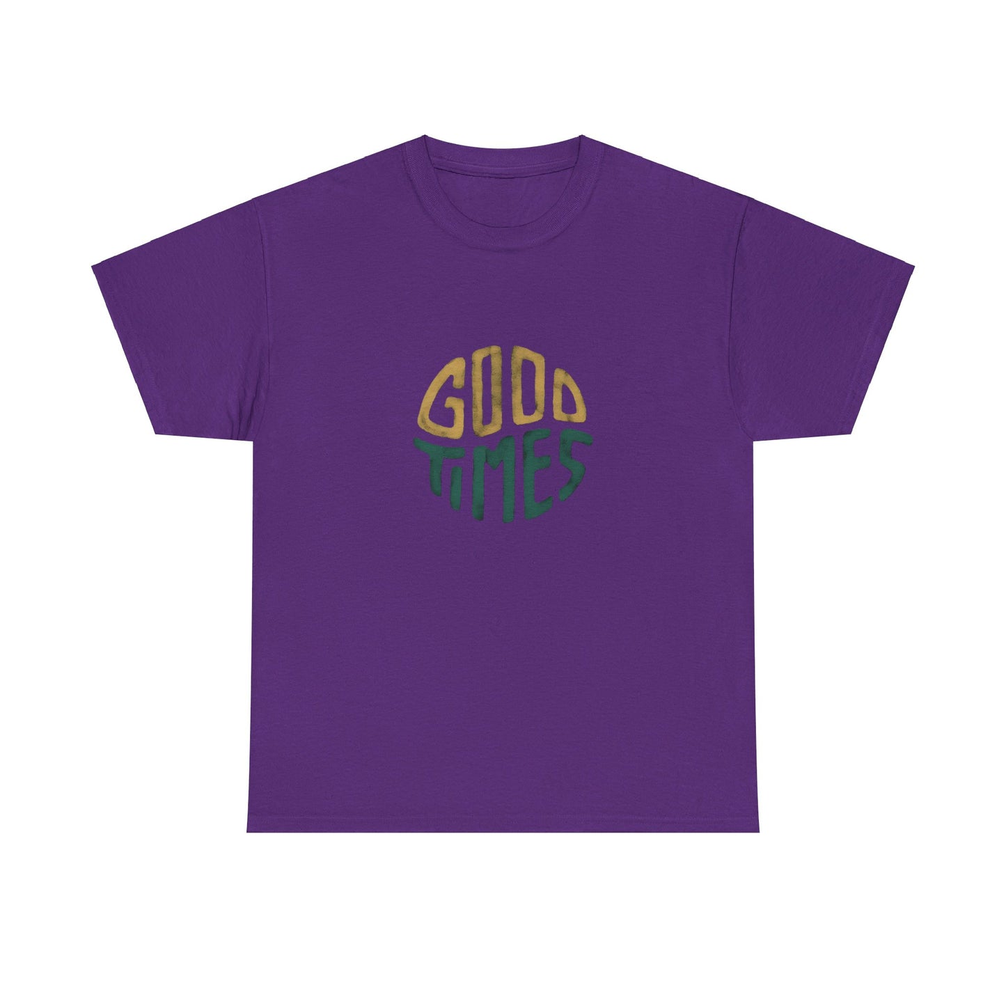 Good times Cotton Tee Shirt - BENJAMINS Purple / S