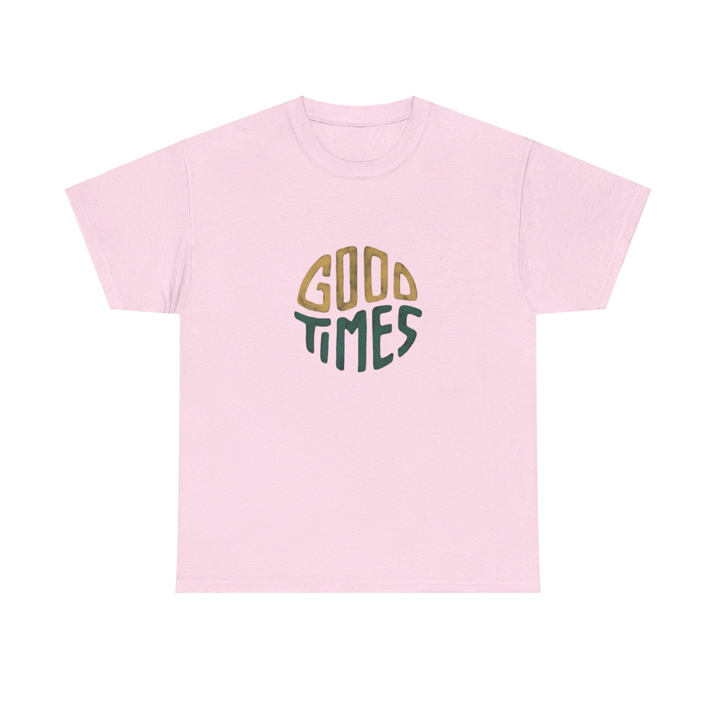 Good times Cotton Tee Shirt - BENJAMINS Light Pink / S