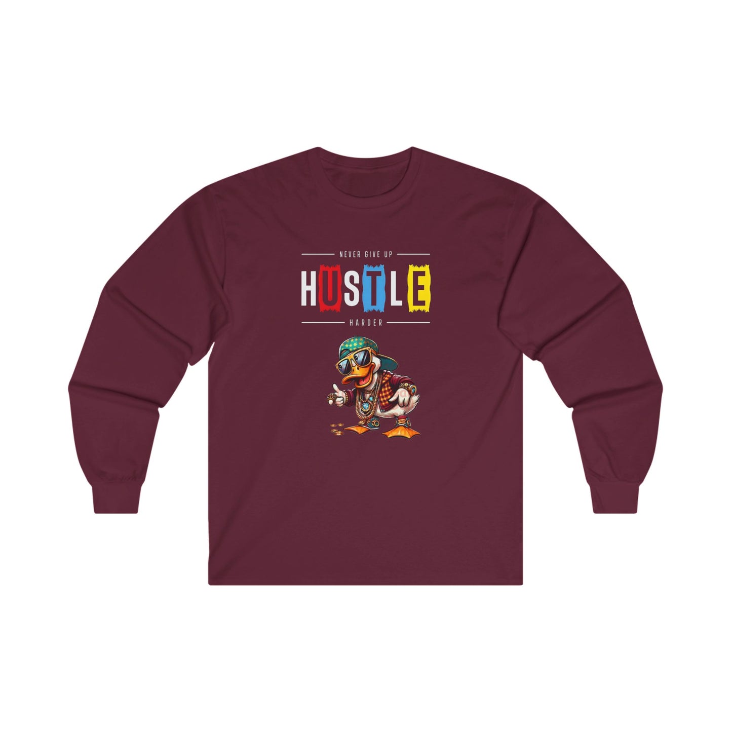 Long Sleeve T Shirt - BENJAMINS S / Maroon