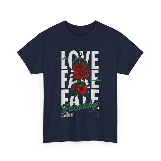 LOVE Cotton Custom T-Shirt - BENJAMINS Navy / S