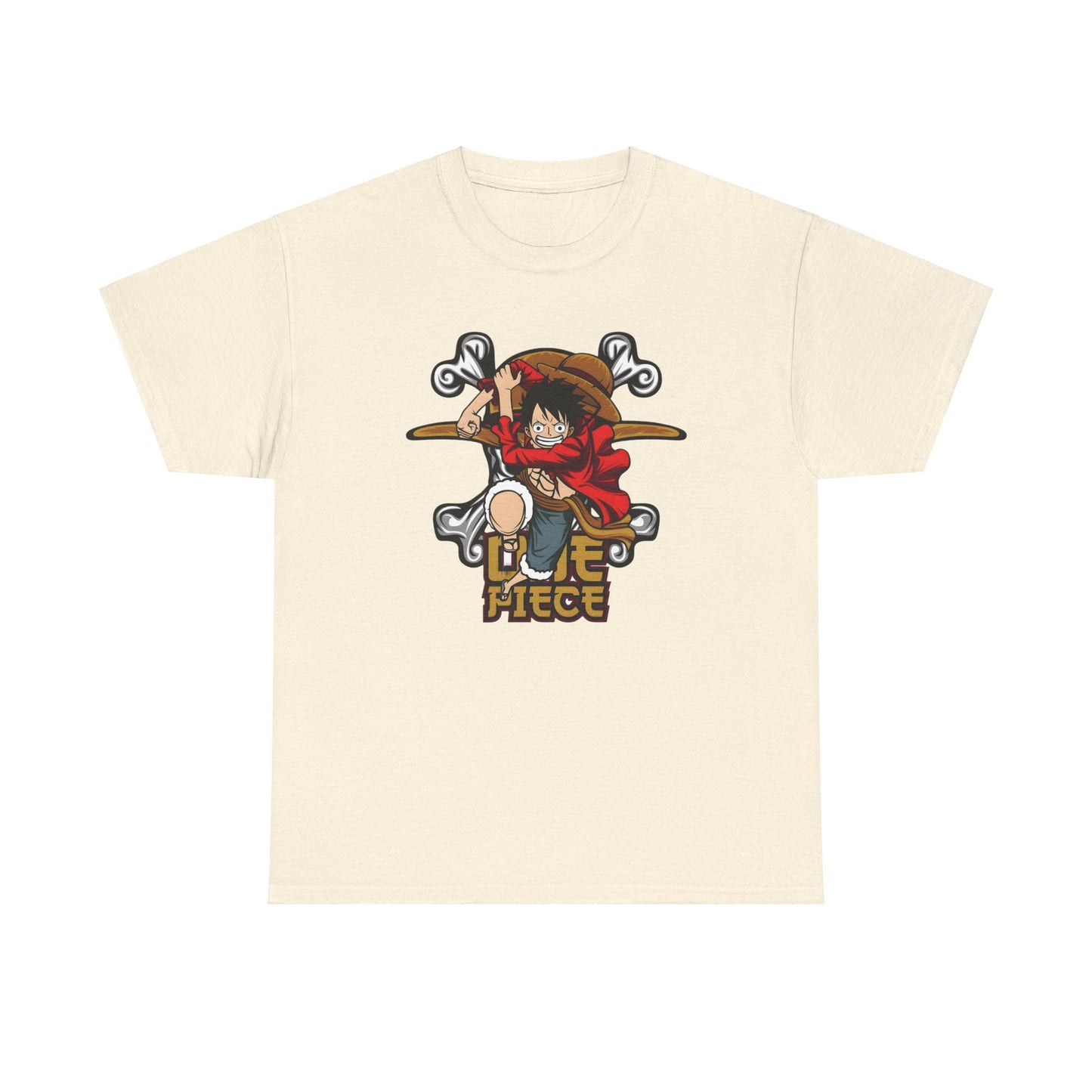 Monkey D Luffy Custom T-shirt - BENJAMINS Natural / S