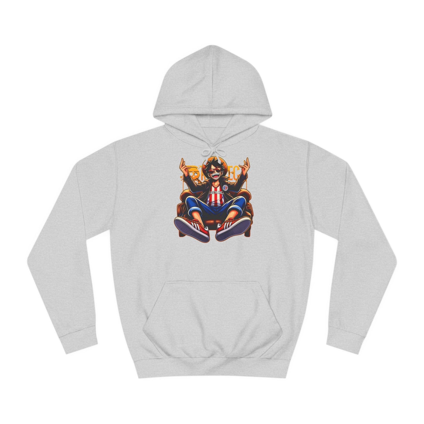 One piece luffy Custom Hoodie - BENJAMINS Heather Grey / XS