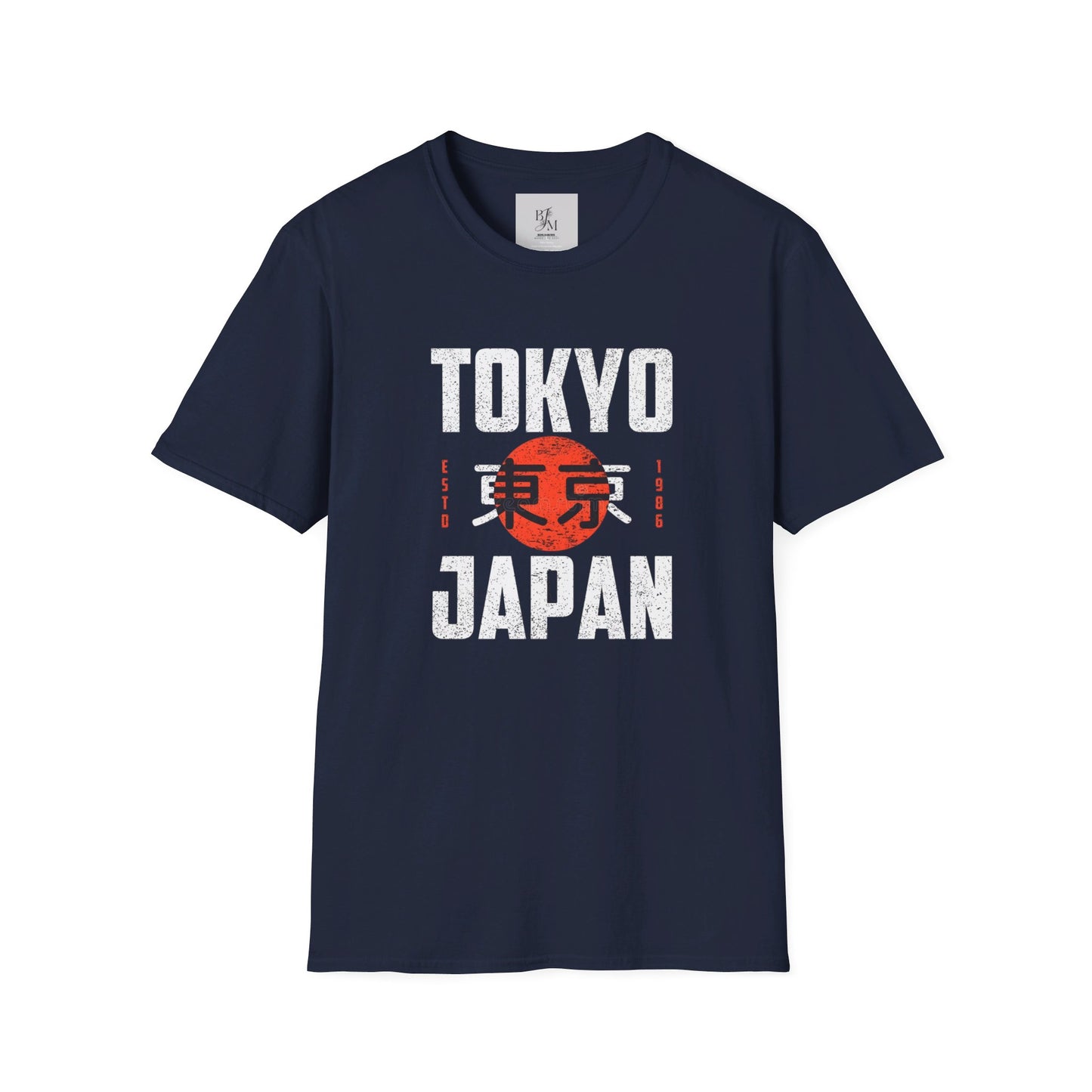 Tokyo Print Custom T-shirt - BENJAMINS Navy / S