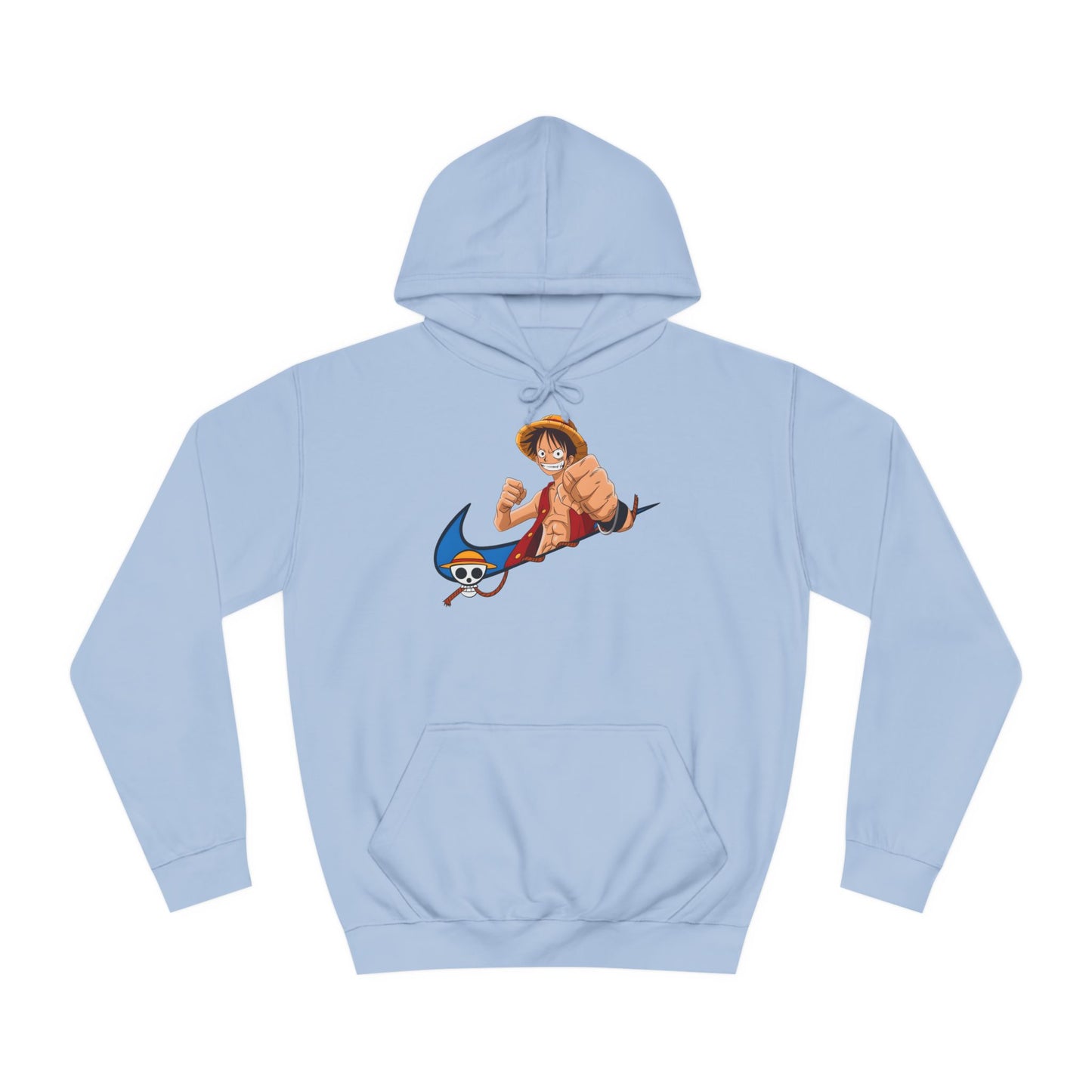 Custom hoodie luffy - BENJAMINS Sky Blue / XS