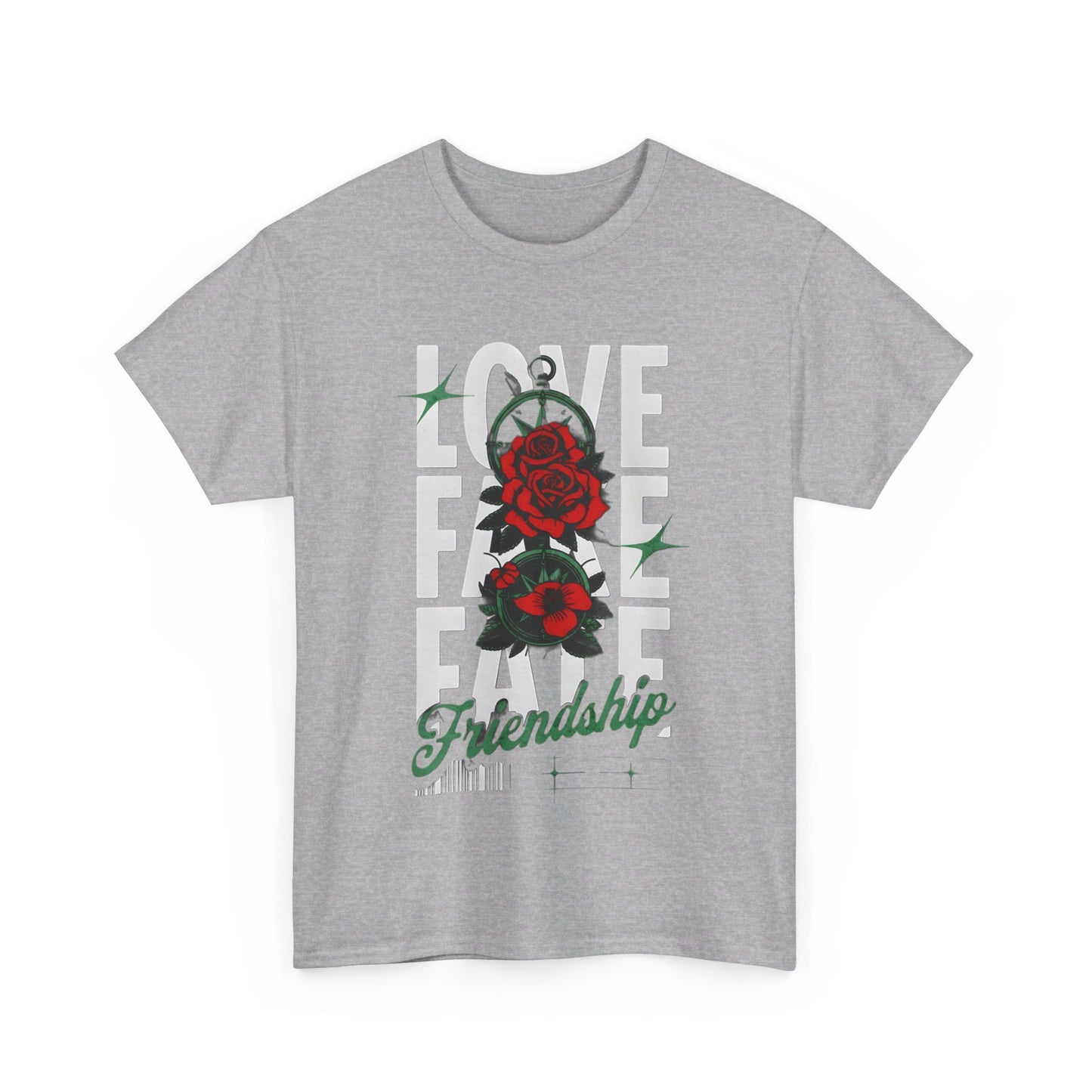 LOVE Cotton Custom T-Shirt - BENJAMINS Sport Grey / S