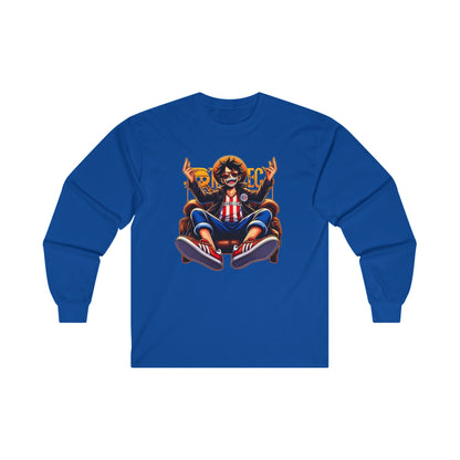 One oiece Long Sleeve T Shirt - BENJAMINS S / Royal