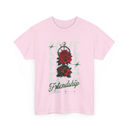 LOVE Cotton Custom T-Shirt - BENJAMINS Light Pink / S