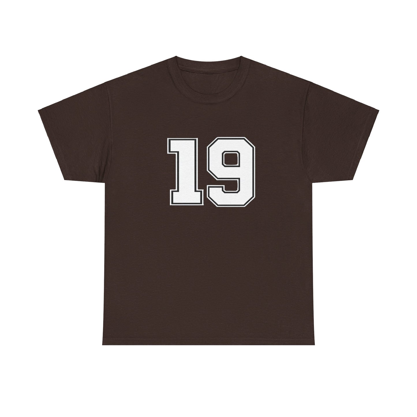 No. 19 Custom Tee Shirt - BENJAMINS Dark Chocolate / S