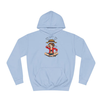 Luffy Custom Hoodie - BENJAMINS Sky Blue / XS