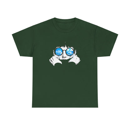 Beyond the eyes Cotton Tee Shirt - BENJAMINS Forest Green / S