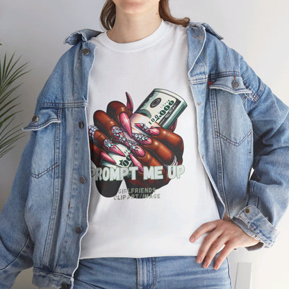 Prompt me Cotton Tee Tshirt - BENJAMINS