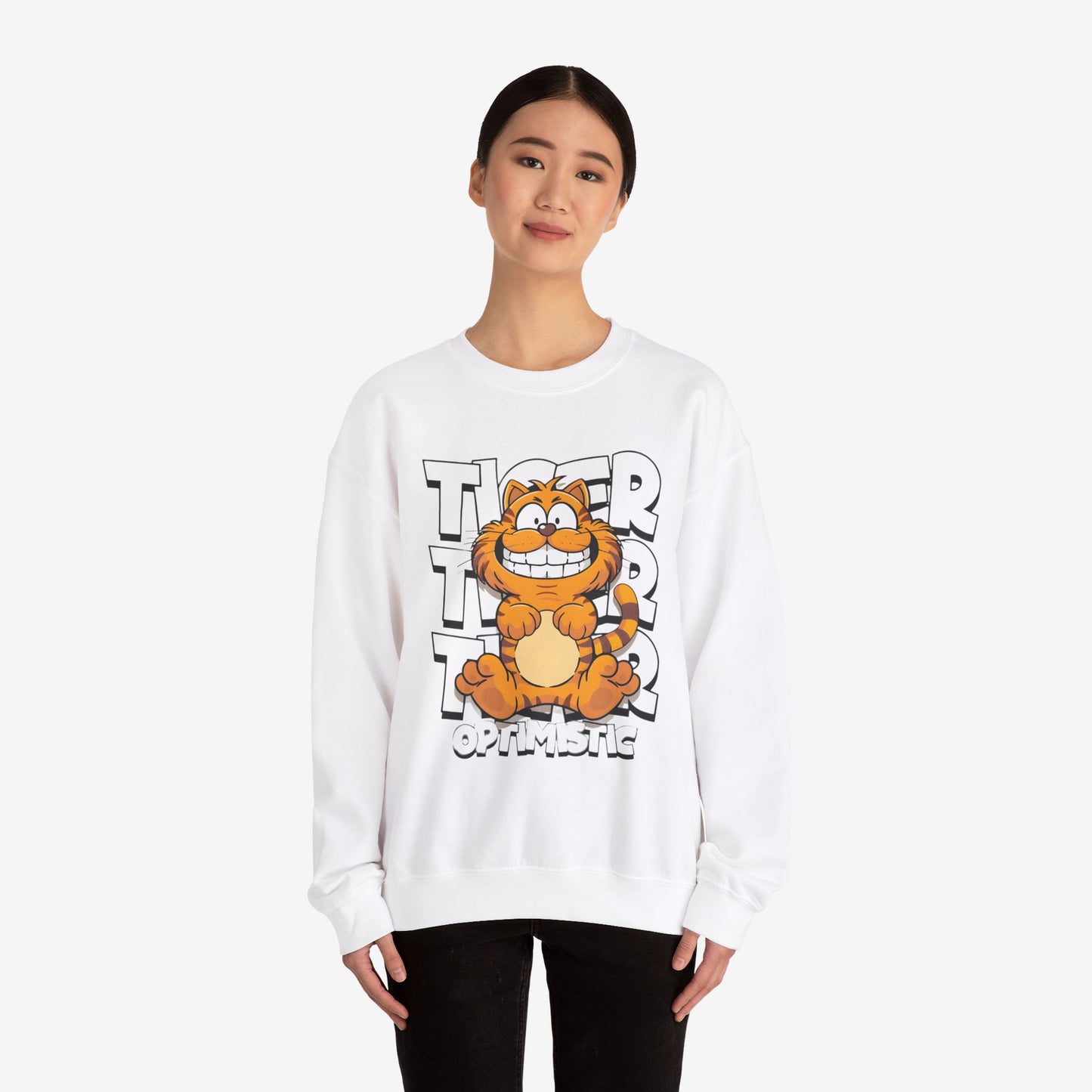 Tiger Cartoon Sweatshirt