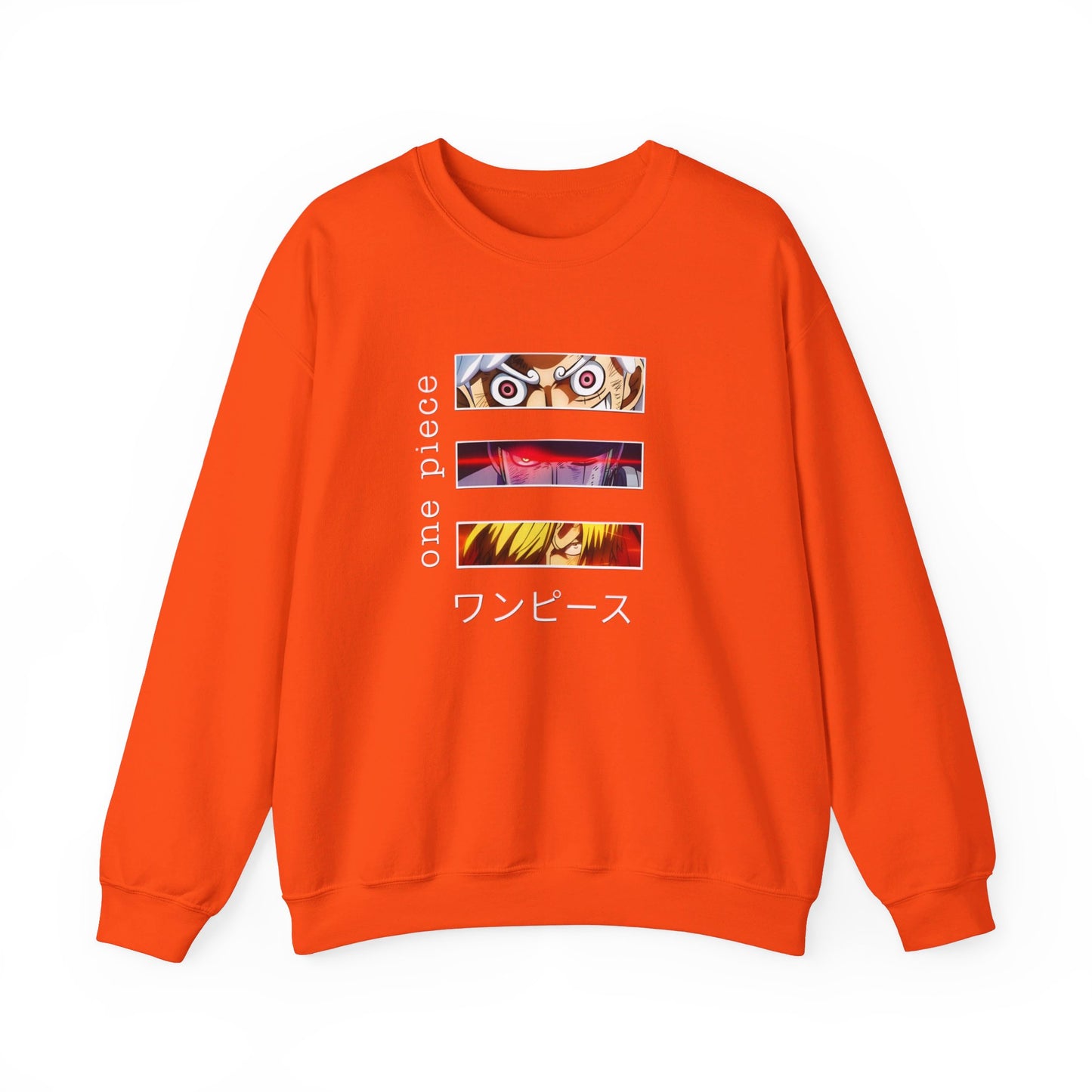 Unisex Anime Sweatshirt - BENJAMINS S / Orange