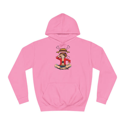 Luffy Custom Hoodie - BENJAMINS Candyfloss Pink / XS