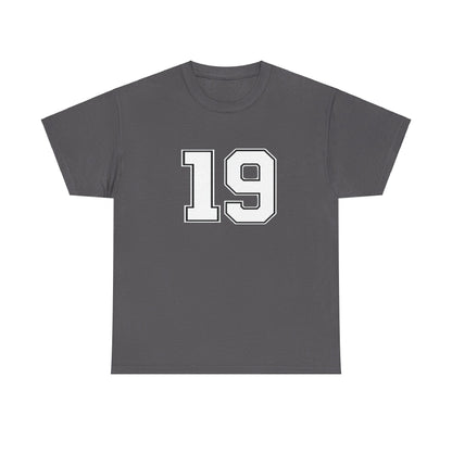 No. 19 Custom Tee Shirt - BENJAMINS Charcoal / S