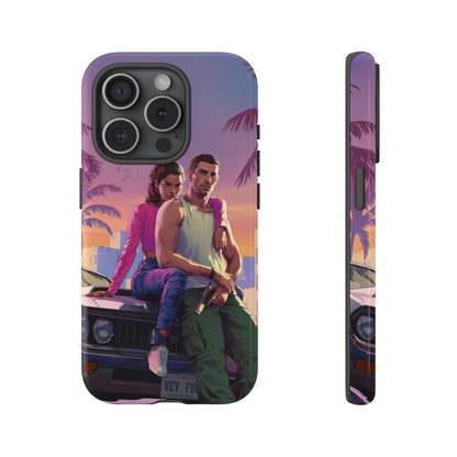 GTA 6 Phone Cover - BENJAMINS iPhone 15 Pro / Glossy